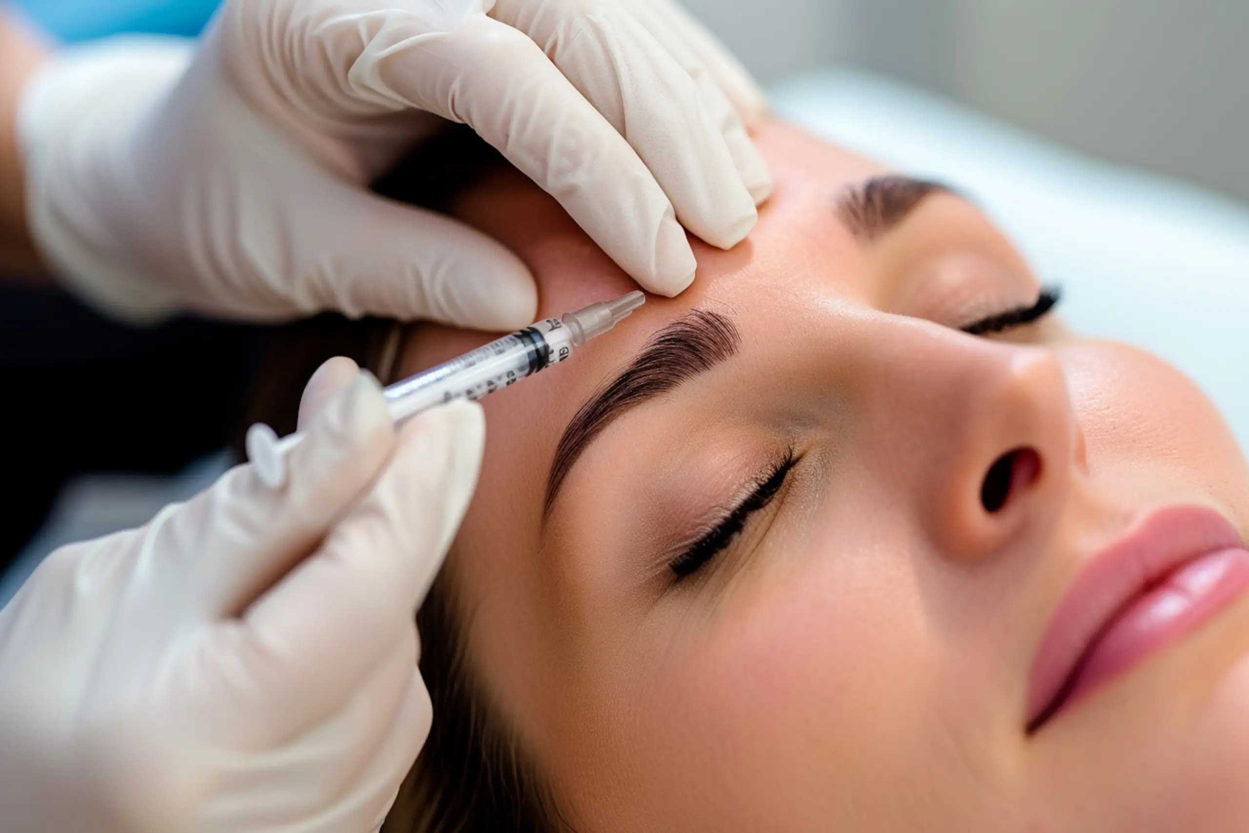 Woman Receiving Dermal Fillers Treatment in Fredericksburg, VA