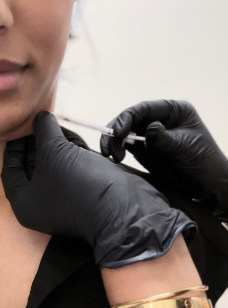 A Lady getting Liquid LIpo PCDC at Revive Med Aesthetics